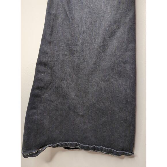 BDG Urban Outfitters trendy Y2k low rise black gray denim flare pants 26 - Picture 14 of 15